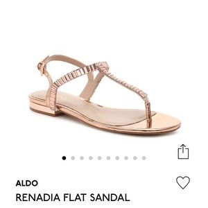 Aldo Rose Gold Sandals